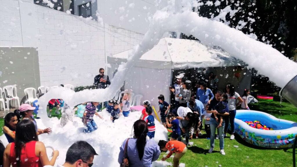 Alquiler de Cañón de Espuma para Carnaval, Fiestas Infantiles y todo tipo de eventos en Quito